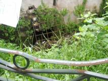 Un’altra  griglia: fanno ancor oggi da scolo delle acque che precipitano da Villa Pamphili