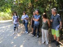 Applausi per Francesca Frasca claudicante. Dalla destra: Antonio Ferralis e Cinzia Tonelli, Salvatore Caccioppo e Laura Del Vecchio, A.Maria Lipàni