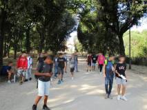 Sul viale dei combattimenti del 1849