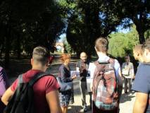 Roberto Calabria spiega la battaglia proprio sul viale dei combattimenti del 3 giugno 1849