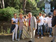 Luciani saluta le proff.sse Costantino Facchino e Samuela Bruna Monti della III A e III B
