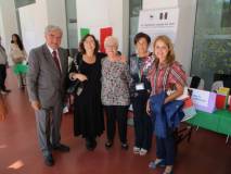 Bell’incontro! Si propongono visita al Vittoriano e sulla Cittadinanza. In foto Enrico Luciani, la prof. Fanny Greco, Ivana Colletta, Giovanna De Luca e la prof. Ida Maria Iannazzo