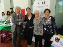 Foto ricordo: Enrico Luciani con Veronica Mammì, Ivana Colletta e Giovanna De Luca