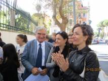 I ragazzi a Villa Spada ricevono il plauso della prof. Luciana Palomba