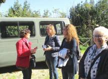 Saluti finali: da sin. le prof. Marisa Perpetua, Paola Presentini, Sabrina Pantani e la nostra Ivana Colletta
