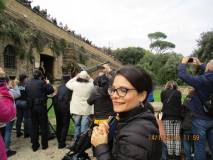 La prof.ssa Ileana Mignella sembra proprio soddisfatta