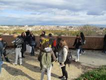 Al Belvedere i ragazzi apprezzano la Costituzione 1849 ma anche la vista su Roma…
