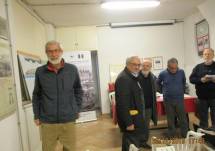 Il nuovo socio Stefano Frontespezi, medico; accanto a lui Cerulli, Savelli, Capoccetti e Cardellini