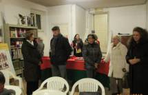 In attesa: in primo piano Roberto Luciani, Giovanna De Luca, Ivana Colletta , Noemi Grimaldi
