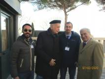 Una foto ricordo per i bravi volontari con l’ambasciatore Alessandro Cortese De Bosis ed Enrico Luciani
