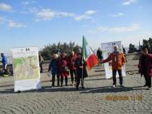Dal Mausoleo sono arrivati a sostenere la manifestazione anche Giovanna De Luca, ed Emanuela Mariani e consorte