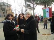 Gemma Guerrini con Antonella Bertolini e Tina Ragni del Cerimoniale
