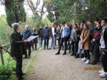 Giacomo Bucolo al settimo bastione spiega come si muove l’attacco “a tenaglia” dei francesi