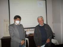 Giulio de Martino con il prof Giuseppe Monsagrati