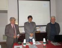 Enrico Luciani con i proff. de Martino e Monsagrati