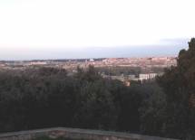 La veduta di Roma è stupenda … ma questa alberatura oltre che fastidiosa è pure brutta…