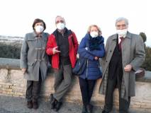 Giovanna de Luca , Massimo Capoccetti, Ines Pieracci, Enrico Luciani, confidano nella mattinata del 17 marzo