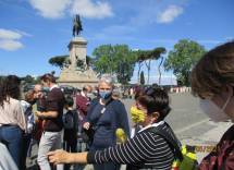 Appuntamento a Piazzale Garibaldi. Ilaria Di Giustili affianca Penelope Filacchione, Presidentessa ArtSharing