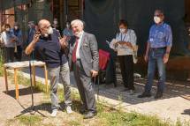 anche il Municipio XII arriva: è Domenico Basile, presidente commissione cultura. Ci ringrazia e dice... sempre bravi, ho imparato tanto, e non ci hanno mai chiesto una lira… Grazie, Basile