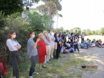 ancora presenti: in primo piano Martina Caponi, Chiara Gili e i coniugi Luisa Polano e Vittorio Di Trapani, poi Andrea e Noemi Grimaldi