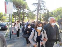 Di ritorno dal Mausoleo Ossario- purtroppo chiuso, ancora…