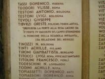 Bella la scritta per il ten. artiglieria Oreste Tiburzi…. È scritta dal nemico
