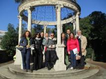Siamo sul Gazebo o Gloriette del 6° Bastione, un luogo magico che infonde sempre allegria