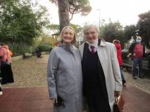 Foto ricordo tra Sabrina Alfonsi ed Enrico Luciani