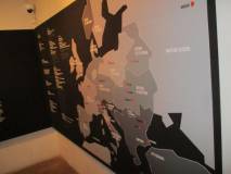 Entrati al Museo della Repubblica Romana si apprezza la sala dell’Europa e i moti del 1848
