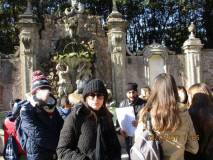 La prof.ssa Adelia D’Annessa alla fontana dei Fauni di Villa Sciarra dal racconto di Roberto Calabria