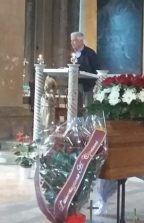 Il Professor Monsagrati ricorda l'amico Cesare durante la celebrazione funebre